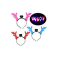 Antler Flash Light Hair Head Band Hair Accessory for Easter Halloween Christmas Party Costume